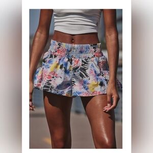 NWT FP Movement Get Your Flirt on Shorts in Mystic Floral Combo